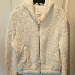 Reflex Cream Teddy Zip-Up Jacket